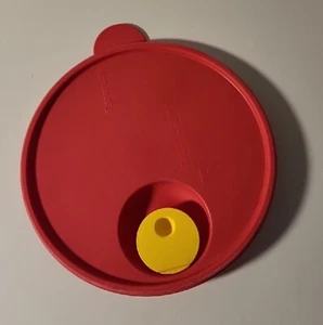 Sello de tapa de repuesto Tupperware Vent N Serve 2649B-3 rojo apto para microondas - Imagen 1 de 7