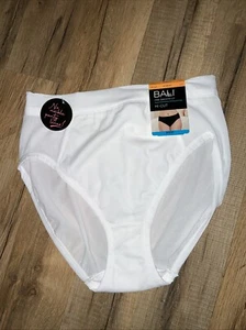 Panty Bali para mujer talla 7/L corte alto uno liso U elástico blanco nuevo con etiquetas - Imagen 1 de 9