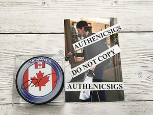 Ryan Johansen Signed Team Canada Hockey Puck Autographed PROOF b - Picture 1 of 1