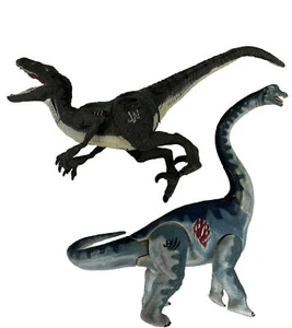 Jurassic Park World Hasbro Dinosaurios Figura de Acción Juguete Raptor Brachiosaurus 2000 - Imagen 1 de 15