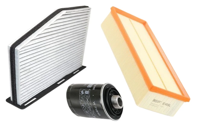 Filtro de aire + filtro de aire de cabina + filtro de aceite para Volkswagen CC Eos GTI Passat Tiguan Foto 1 de 1