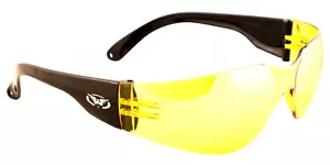 New Shatterproof UV400 Wraparound Clay Shooting Glasses and Free Pouch & Postage - Picture 1 of 10