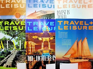 TRAVEL + LEISURE MAGAZINE 2021-2022 - LOT OF 6 - Picture 1 of 7
