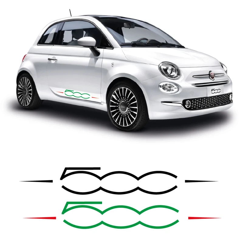 calcomanías laterales Italia500 Fiat 500 Foto 1 de 1