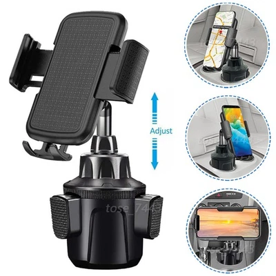 Universal 360° Adjustable Car Mount Cup Cradle Holder Stand for Cell Phone GPS - Image 1 of 4