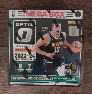 2023-24 Panini Donruss Optic Basketball Card Mega Box Factory Sealed. Qty Avail