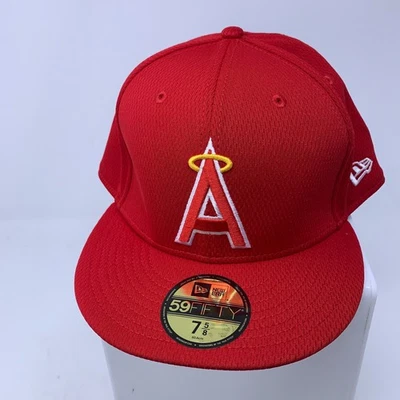 LA Angels New Era 59Fifty Mens 7 5/8 Red 2025 Clubhouse Alt Low Profile Cap NWT - Image 1 of 4