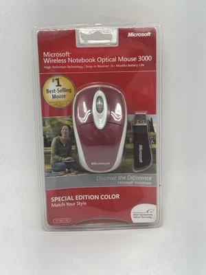 NEW Microsoft Notebook 3000 Wireless Optical Mouse Special Edition Mac PC Sealed - Image 1 of 4