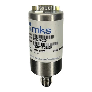 MKS 750B11TCB2GA BARATRON CAPACITANCE MANOMETER 10 TORR 0–10VDC 1/4" FITTING - Picture 1 of 6