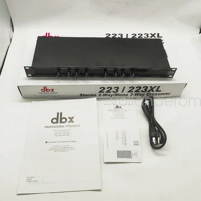 NEW DBX 223XL Stereo 2-Way/Mono 3-Way Crossover Rack Mountable - Image 1 of 4