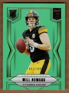 2025 Elite Aspirations Lime Green #150 Will Howard #483/999 - Picture 1 of 2