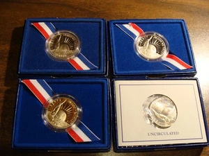 (4) pc. lote medio dólar Liberty 1986 Estados Unidos - Imagen 1 de 8