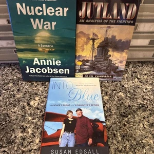 Book Lot Of 3 Nuclear War WWI Naval Battle Aviation Memoir Wart Military 1th Edi - Picture 1 of 16