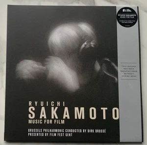 Ryuichi Sakamoto Music For Film Amber & Black Splatter Double Vinyl LP IN STOCK - Picture 1 of 5