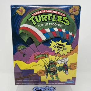 Turtle Trooper Parachute TMNT Teenage Mutant Ninja Turtle 1988 Playmates Sealed - Picture 1 of 6