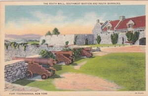 Muro Sur, Bastión Suroeste y Cuartel Sur-FORT TICONDEROGA, Nueva York - Imagen 1 de 2