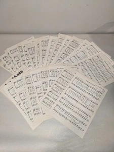 Páginas de partituras de himnario antiguo lote de 25 hojas para manualidades - Imagen 1 de 8