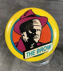 Vintage 1990 Disney “The Brow” Dick Tracy Movie Metal Pin Pinback 1.5” - Picture 1 of 3