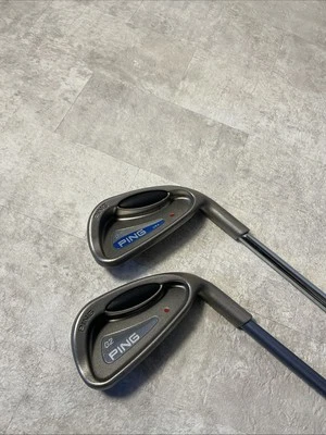 Ping G2 & G2L DEMO Red Dot HL 6,7 Irons Steel Stiff, Flex Ladies Right Hand - Image 1 of 4