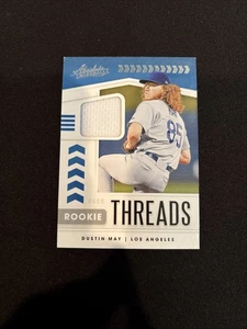 2020 Panini Absolute Rookie Threads Dustin May #RT-DU - Picture 1 of 2