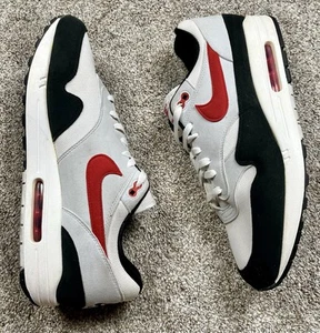 Nike Air Max 1 Chili 2.0 Herren Größe 14 Weiß University Rot Schwarz FD9082-101 - Bild 1 von 6