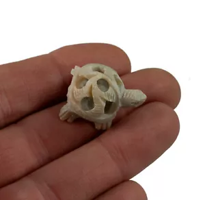 Figurine Tortue Licenced - Figure IN Stone - Crafts Hand Made - India - 3066 - Picture 1 of 8