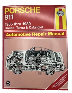 1965-1989 PORSCHE 911 SHOP MANUAL HAYNES SERVICE REPAIR BOOK TARGA 70 67 78 72  - Picture 1 of 6