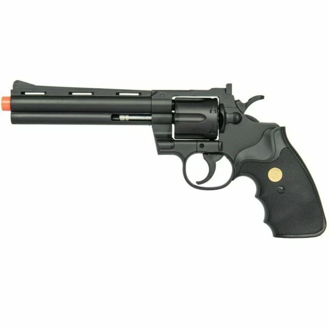 UKARMS G36B Spring Airsoft Magnum Revolver Replica with Shells - Black