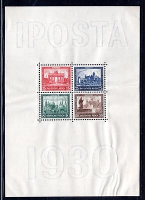 GERMANY 1930 SCOTT #B33 SOUVENIR SHEET MINT NEVER HINGED - Image 1 of 4