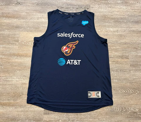 Indiana Fever Candice Dupree basketball Jersey WNBA adult sz Large 2018 Fanatics Cover