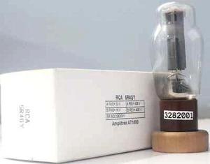 5R4GY RCA Rectifier Tube Bottom Made in U.S.A. Amplitrex Tested #3282001 - Picture 1 of 9