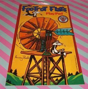 Vintage 1987 ☆ FOOTROT FLATS ☆ Play pad By Murray Ball Rare activity Fun Book - Picture 1 of 11