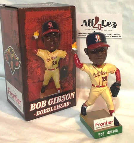2018 ROCHESTER RED WINGS BOB GIBSON "HOF" NBHOF SGA BOBBLEHEAD ~ NIB Cover