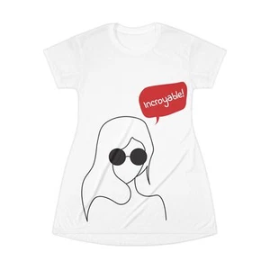 T-Shirt Kleid (AOP) Damen - Bild 1 von 5
