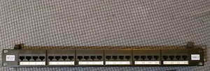 Connectix Ethernet Datenpanel 24 Wege Cat6 UTP Elite 1he - HALTERUNGEN ENTHALTEN  - Bild 1 von 8