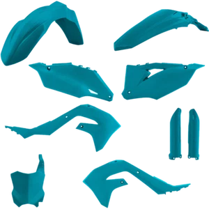 ACERBIS  FULL PLASTIC KIT  TEAL METALLIC Kawasaki KX250F KX450F KX250X KX450X - Picture 1 of 1