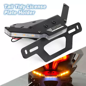 Soporte de matrícula ordenado por cola luz de señal LED para CFMOTO 450SR/SRS/SS/NK 250SR - Imagen 1 de 21