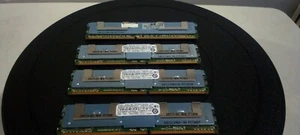 4 x2GB (8GB total) "2GB 2Rx4 PC2-5300F-555-11" Server Memory (DiMM DDR2) - Picture 1 of 2