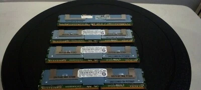 4 x2GB (8GB total) "2GB 2Rx4 PC2-5300F-555-11" Server Memory (DiMM DDR2) - Image 1 of 2