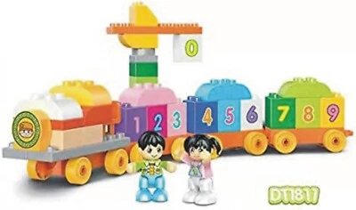 Wooden Digital Train Set Railway Kid Early Counting 0-9 Number Learning Toy Set - Image 1 of 2