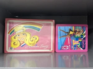 VINTAGE BARBIE DOLLS CLOTHES AND ACCESSORIES AND CARRY CASES - Picture 1 of 12