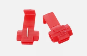 100pcs Splice Terminal Red 0.5-1.5mm² RoHS - Picture 1 of 1