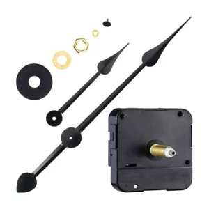 Wall Clock Repair Part High Torque Movement Mechanism Long Hands Replacement - Picture 1 of 6