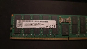 Micron 64gb PC5-5600B 2Rx4 DDR5 ECC RDIMM Memoria per server MTC40F2046S1RC56BD1 - Foto 1 di 3