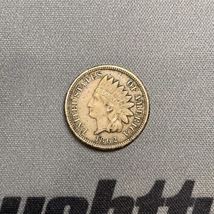 1862 Indian Head Cent - Picture 1 of 10