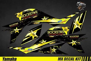 Kit Déco Quad pour / Atv Decal Kit for Yamaha YFZ 450 - Rockstar - Picture 1 of 1