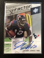 Jacoby Jones Upper Deck X Factor Signatures Card (2009)