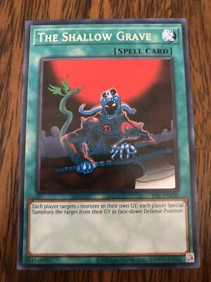 Yu-Gi-Oh! TCG The Shallow Grave PSV-EN036 Rare 25th Anniversary Edition NM - Image 1 of 2