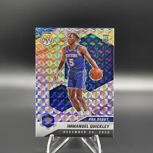 Immanuel Quickley 2020-21 Mosaic Rookie Mosaic RC #277 New York Knicks - Picture 1 of 2