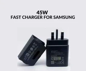 Original Samsung S25 S25 Ultra 45W Charger Super Fast Quick Charge Type C PLUG - Picture 1 of 10